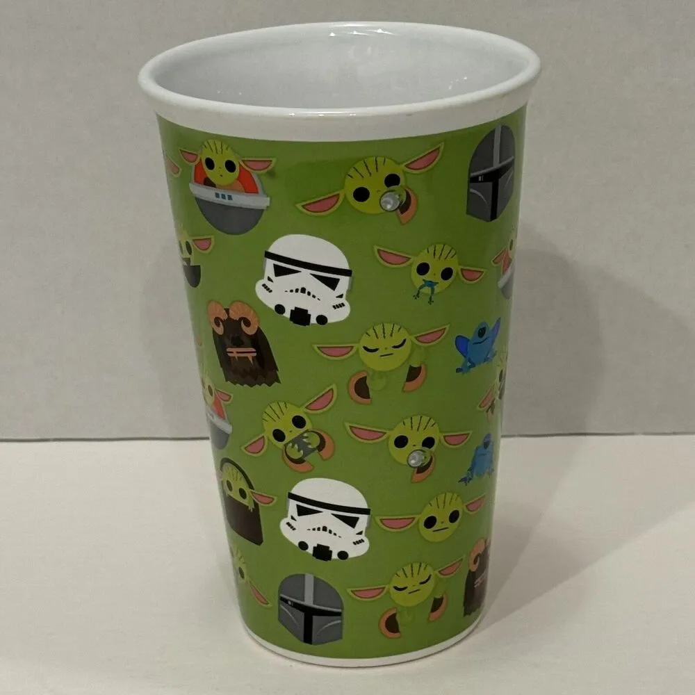 Star Wars Baby Yoda Mandalorian Ceramic Travel Limited Edition Coffee Tumbler